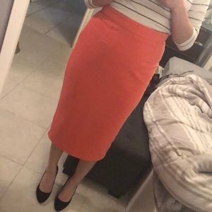 Pencil skirt.